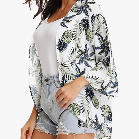 Sweaters - Women’s Chiffon Cardigan Loose Kimono Open Front